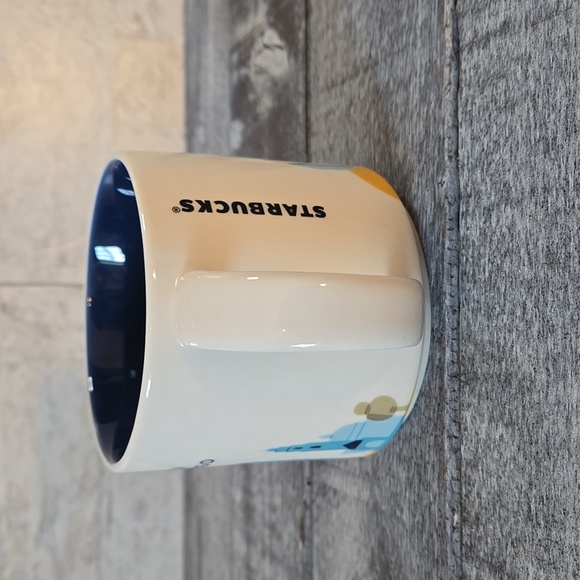 Starbucks You Are Here Collection Series San Diego Mug Blue and Yellow Design - Picture 4 of 6